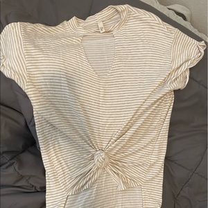 Elan Small Top with tie up detail